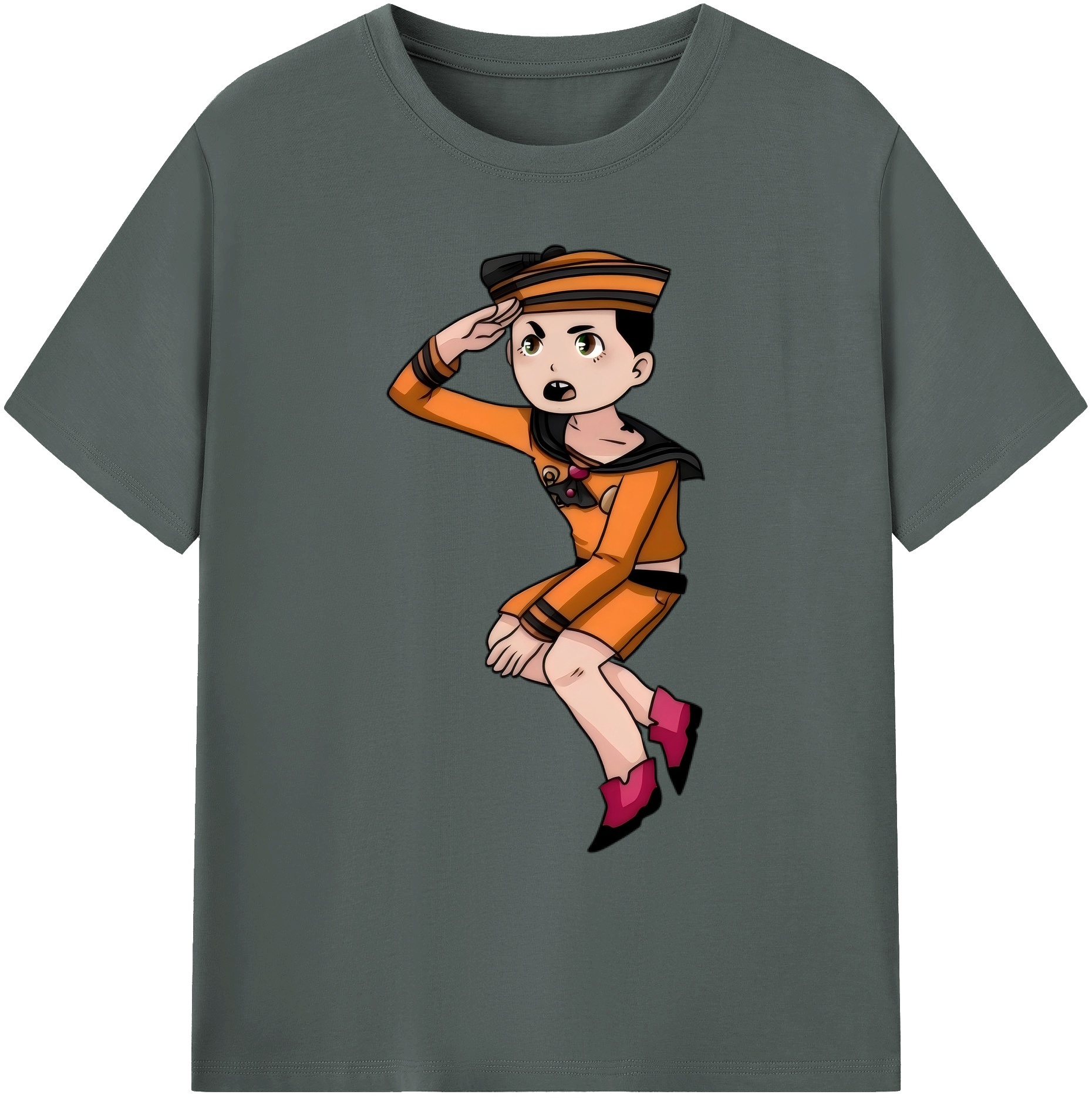 （画像用） ジョジョの奇妙な冒険 東方定助 JoJo's Bizarre Adventure Higashikata Josuke 綿100％ メンズ半袖Tシャツ｜肌触りやわらか＆通気性
